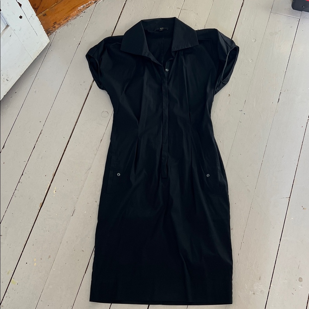 Hugo Boss Classic Black Dress with pockets